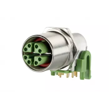METZ Connect MMT471A315 8-polige PCB-aansluitklem bus, 3,5mm rastermaat, schroefaansluiting, groen
