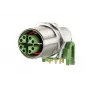 METZ Connect MMT471A315 8-polige PCB-aansluitklem bus, 3,5mm rastermaat, schroefaansluiting, groen