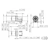 METZ Connect MMT471A315 8-polige PCB-aansluitklem bus, 3,5mm rastermaat, schroefaansluiting, groen