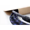 Cordial 14770 mono-jack audiokabel 6,3 mm TS naar 6,3 mm TS 5 m zwart/blauw textiel