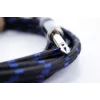 Cordial 14770 mono-jack audiokabel 6,3 mm TS naar 6,3 mm TS 5 m zwart/blauw textiel
