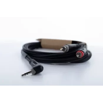 Cordial 14860 3,5 mm jack naar 2x RCA audio Y-adapterkabel 3m zwart
