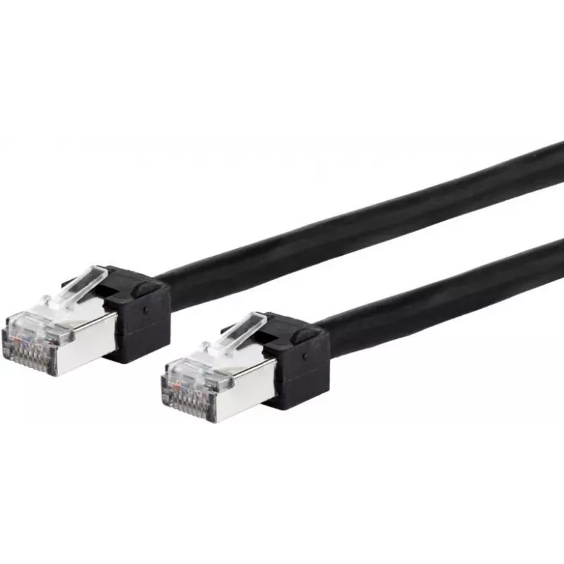 METZ CONNECT 13084V1500-E Cat6 S/FTP netwerkkabel, RJ45, 1,5 m, zwart