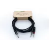 Cordial 14876 audio-Y-adapterkabel 6,3 mm stereo-jack naar 2x 6,3 mm mono-jack 1 m zwart