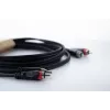 Cordial 14834 RCA audiokabel 2x RCA stekker naar 2x RCA stekker 0,5m zwart PVC twin