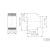 METZ Connect fasebewakingsrelais 3x 200-480 V AC, 2 wisselcontacten, DIN-rail 11027170