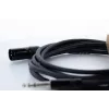 Cordial EM 1.5 MV XLR naar 6,3mm TRS jack audiokabel 1,5m zwart 14811