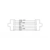 Cordial 15540 CAT 5e S/UTP patchkabel, RJ45, 15 m, zwart, PUR-mantel
