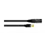 Cordial 15549 CAT 5e S/UTP patchkabel, RJ45, 3 m, zwart, PUR-mantel, Gigabit Ethernet