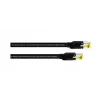 Cordial 15581 CAT 7a S/FTP patchkabel, RJ45, 10 m, zwart, PUR-mantel