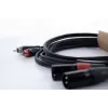 Cordial EU 1 MC XLR naar RCA audiokabel 1m zwart 14847