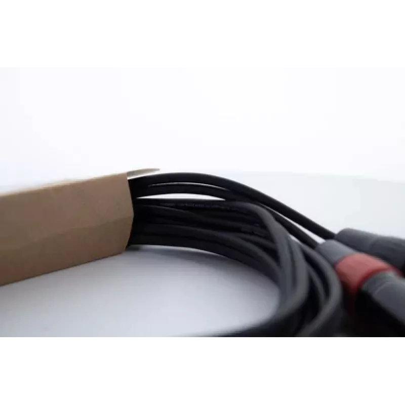Cordial EU 3 MC XLR naar RCA audiokabel 3m zwart 14849