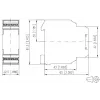 METZ Connect drempelschakelaar 24 V AC/DC, 1 wisselcontact 11066570