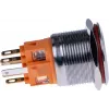 JOY-IT BUTTON22B-M-GR drukknop (maakcontact), 22mm, 250V AC 7A, 1 NO, IP67, IK10, groen