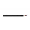 Cordial 15550 CAT 5e S/UTP patchkabel, 5 m, zwarte PUR-mantel, RJ45, Gigabit Ethernet, industrie & buiten