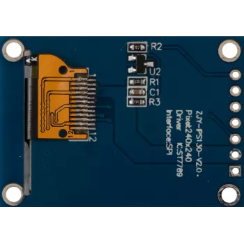 Joy-it 1,3 inch IPS TFT LCD-displaymodule 240x240 met SBC-montagebeugel (SBC-LCD01)