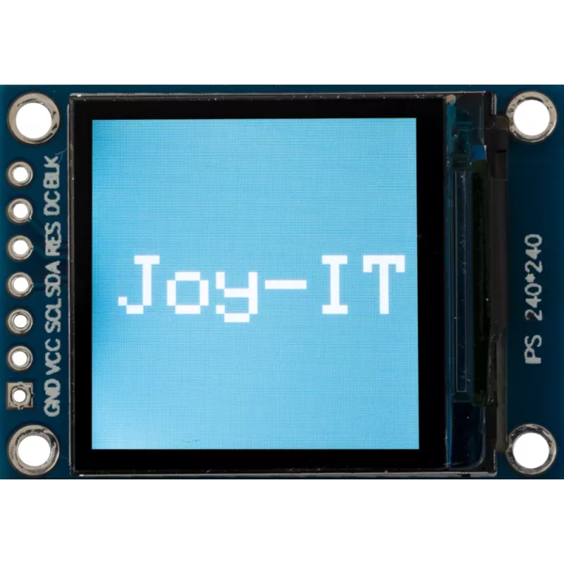 Joy-it 1,3 inch IPS TFT LCD-displaymodule 240x240 met SBC-montagebeugel (SBC-LCD01)