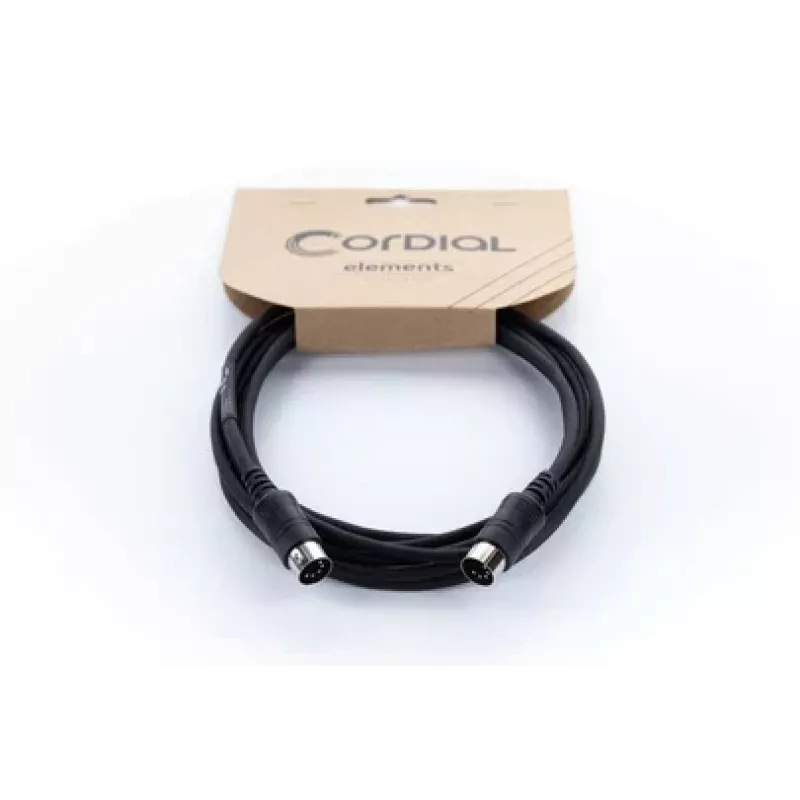 Cordial MIDI-verbindingskabel 1,5 m zwart (14895)