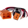 JOY-IT BUTTON22C-M-RD drukschakelaar 250V AC 15A SPST NO IP67 IK10 rood