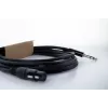 Cordial EM 3 FV XLR naar 6,3 mm TRS jackkabel 3m zwart 14822