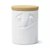 FIFTYEIGHT PRODUCTS Charmant porseleinen bewaarpot 1700 ml wit