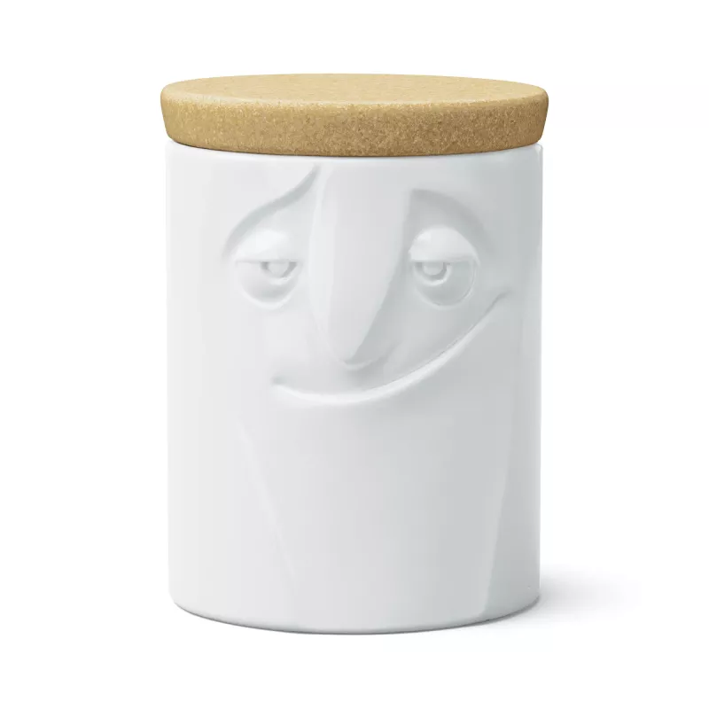 FIFTYEIGHT PRODUCTS Charmant porseleinen bewaarpot 1700 ml wit