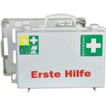 SÖHNGEN EHBO-koffer DELUXE DIN 13157, signaaloranje ABS-behuizing, wandmontage, voor max. 50 personen O301139