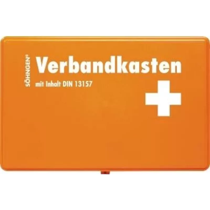 Söhngen DIN 13157 EHBO-koffer 3003045 oranje slagvast ABS met wandhouder