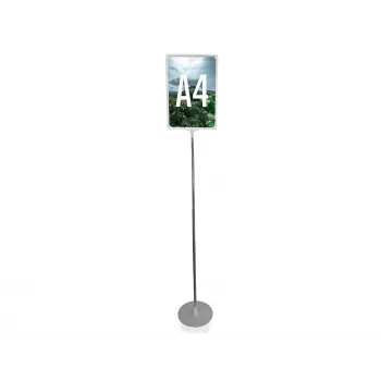 LMG PLSTA4-SI A4 zilveren klapframe posterstandaard