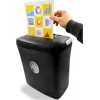 LMG DWS-1012CD papierversnipperaar met partikelsnede en aparte CD/DVD-bak, veiligheidsniveau P-4, 10-12 vel, 21L