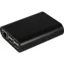 Raspberry Pi 2 / Pi B+ behuizing zwart (rb-case+04b)