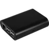Raspberry Pi 2 / Pi B+ behuizing zwart (rb-case+04b)