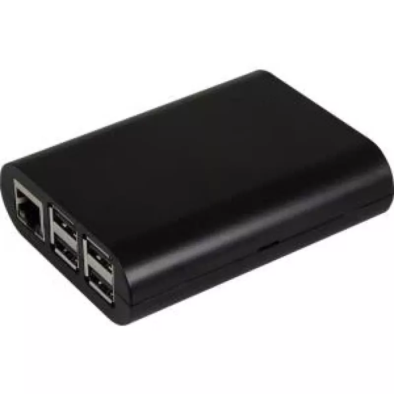 Raspberry Pi 2 / Pi B+ behuizing zwart (rb-case+04b)
