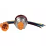 JOY-IT Button22NA-01 noodstopknop, mechanische vergrendeling, rood/groen, Ø22 mm, IP67, IK10