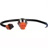 JOY-IT Button22T-01 drukknop (maakcontact), rood/blauw LED, 22mm, IP68, IK10