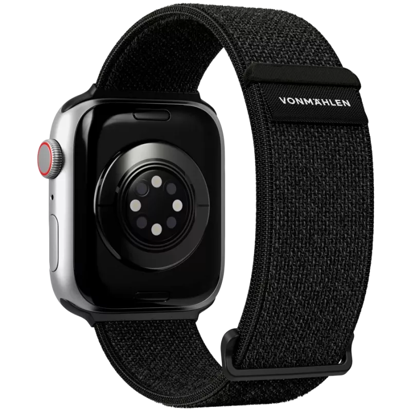 VONMÄHLEN Fitness Loop 2 armband voor Apple Watch 40/41/42mm, zwart