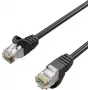 Flexline FL31-39485 Cat.7 S/FTP PUR patchkabel, RJ45, 30m, zwart