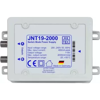 Jultec JNT-19-2000 19V 2A voeding voor JRM multiswitch – zwart