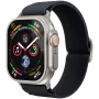 VONMÄHLEN Classic Nylon Loop armband voor Apple Watch 44/45/46/49mm, marineblauw, one size