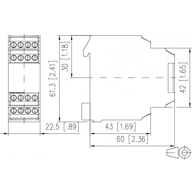 METZ CONNECT LTM-E16 vermogensrelais wit 16 A 1 wissel 24 V DC 110280