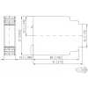 METZ CONNECT TMR-12 motorbewakingsrelais, PTC-thermistor, 24-240 V AC/DC, 2 wissels, DIN-rail 1103150522