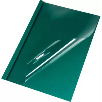 LMG Thermobindmappen A4 Groen Linnen 2 mm rug 50-pack BMDLEM-GR-R2