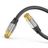 PURELINK Sonero Antennekabel 2m S-AC000-020 Premium, coaxiale stekker naar bus, 75 Ohm, dubbel afgeschermd, wit