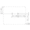 METZ OpDAT ADT Splitsbox 2xLC-D OM4 Violet Zuiverwit RAL 9010 1501177H02HC