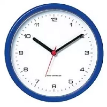 PEWETA Radiografische wandklok Design Blauw 300 mm DCF77 Quartz 51.001.216