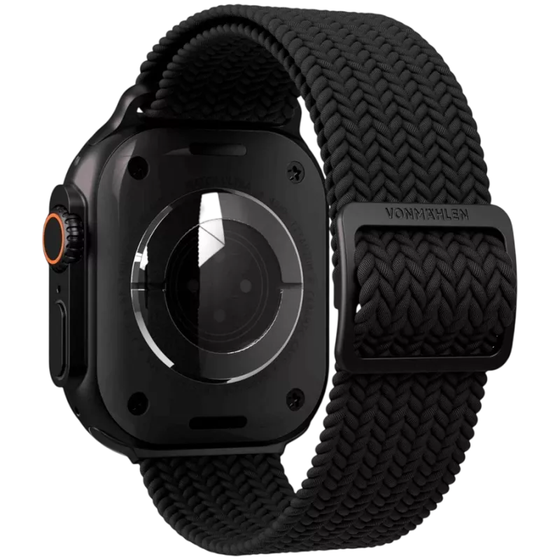 VONMÄHLEN Woven Loop 40, 41, 42mm eenheidsmaat, All Black