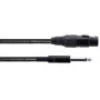 Cordial EM 10 FP XLR naar 6,3 mm mono jack audiokabel 10 m zwart 14752