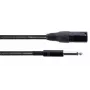 Cordial EM 5 MP XLR naar 6,3 mm mono jack audiokabel 5 m zwart 14753
