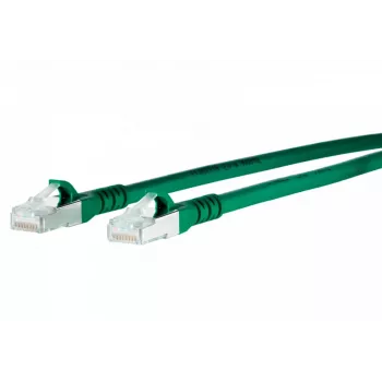 METZ CONNECT 1308450355-E Cat6a S/FTP patchkabel, 0,3 m, groen