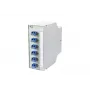 Metz 15024A07406-E OpDAT REGpro VIK 6xLC-D OS2 glasvezelverdeelbox, zuiverwit RAL 9010